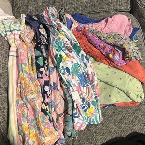 Bundle of Girls Dresses and Tops Size 5/6 6/7